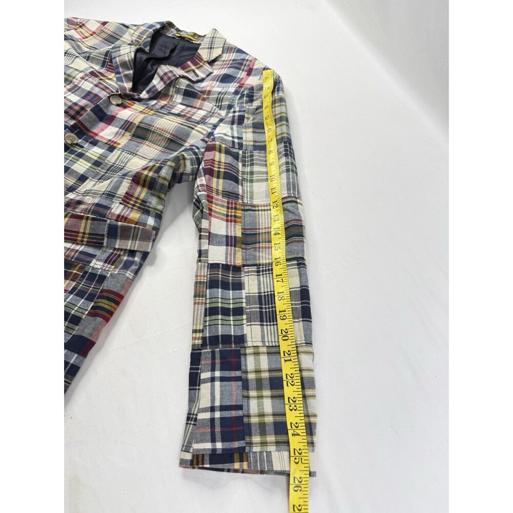 Rare Vintage Rugby Ralph Lauren Patchwork Blazer Size Medium - Picture 5 of 16